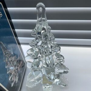 Vintage Nantucket Glass Christmas Tree Figurine